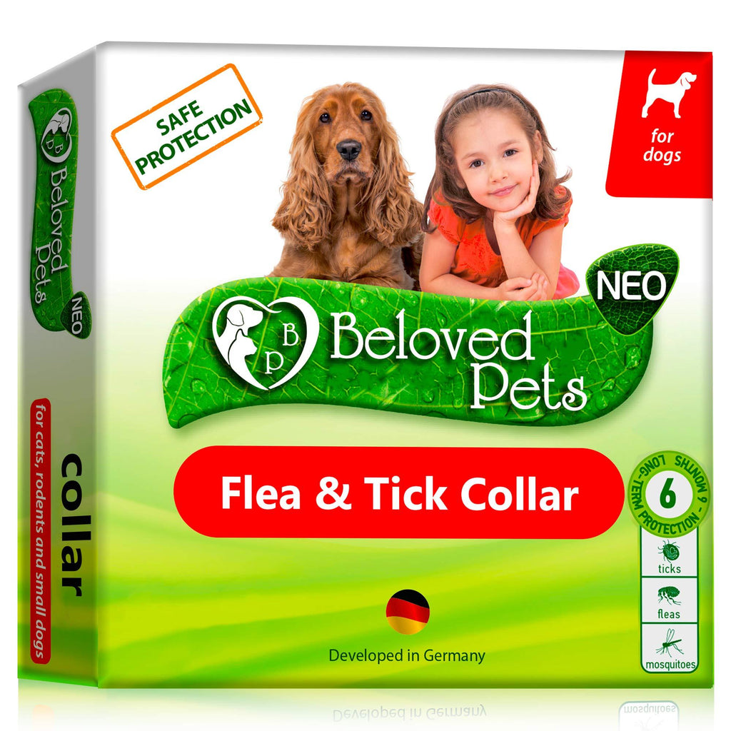 Flea and Tick Collar for Dogs and Cats - Natural Flea Treatment for Pets Kittens Puppies - Flea Prevention Up to 6 Months -Non-Allergic Repellent - Immediate Flea Control - PawsPlanet Australia