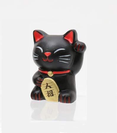 [Australia] - DaisoJapan Resin Magnet -Cat Doll- Black Cat 