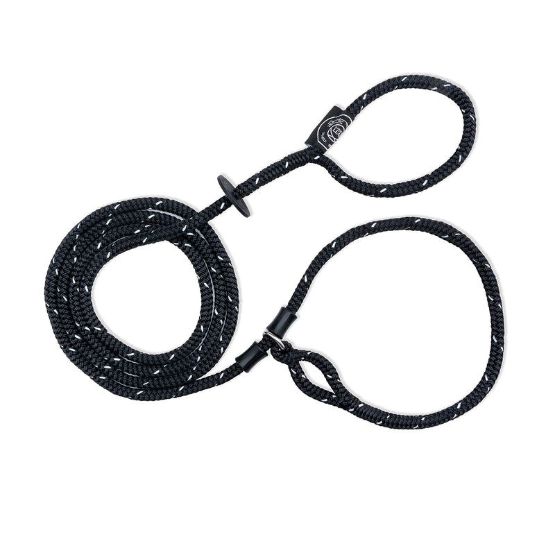 Harness Lead, Escape Resistant Leash, Reduces Pull, Dog Harness Black Reflective Medium/Large (40-170 lbs) - PawsPlanet Australia