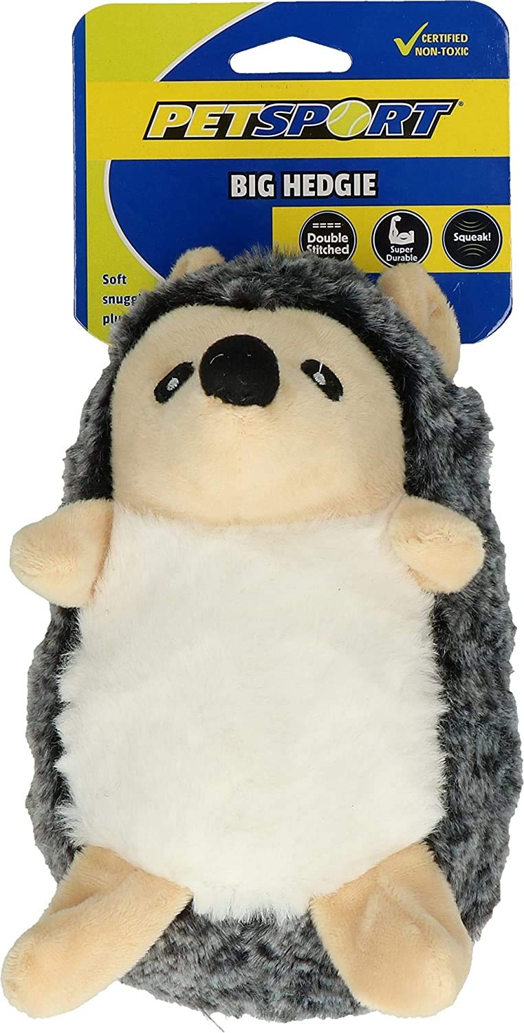 PetSport Super Soft Plush Animal Durable Dog Toys Made for Medium to Large Dogs Big Hedgie - PawsPlanet Australia