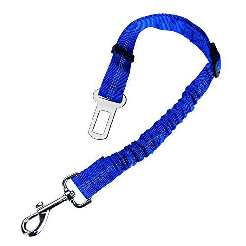 [Australia] - Adjustable Dog Seat Belt Pet Car Vehical Safety Lash Leads Eflective Seatbelt for Small, Medium, Large Dogs Blue 