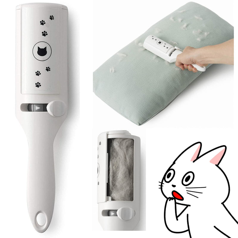 Necoichi Purrfection Neat & Easy Cat Hair Pet Hair Remover, Textured microfibers Trap Fur & lint Fast, Made in Japan - PawsPlanet Australia
