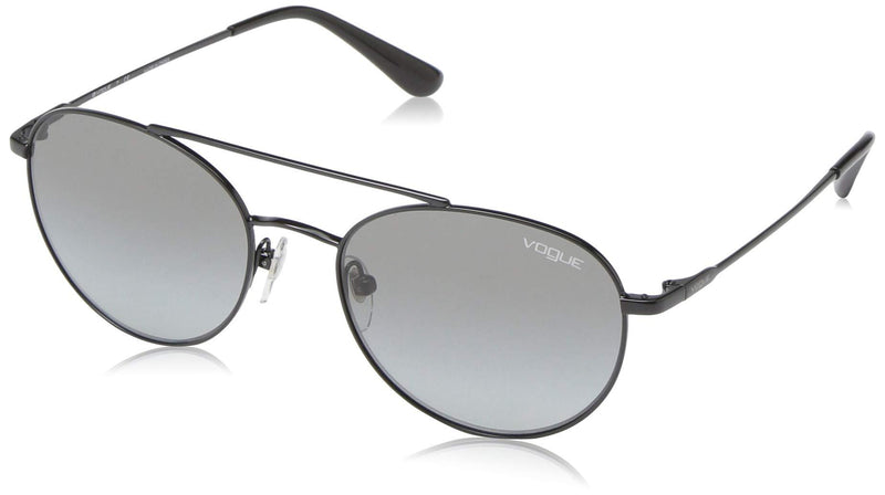 VOGUE Women's VO4129S Oval Metal Sunglasses, Black/Grey Gradient, 53 mm - PawsPlanet Australia