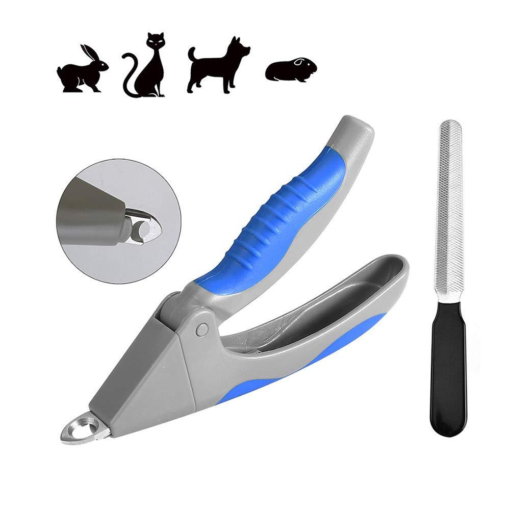 [Australia] - Dog Nails Clippers and Trimmer-Professional Pet Grooming Tool,Razor Sharp Blades,Safety Guard to Avoid Overcutting,Free Nail File Blue 