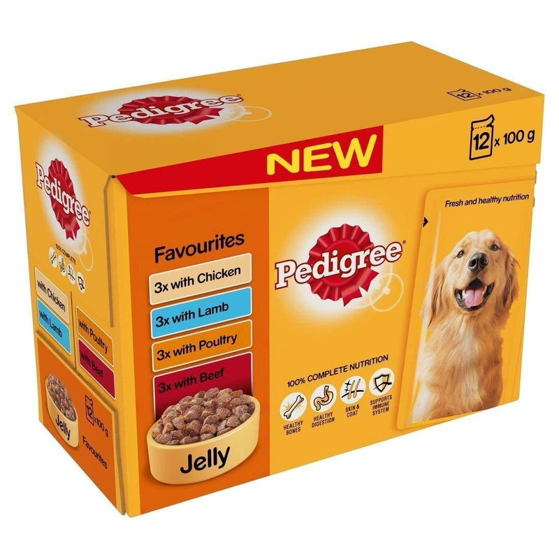 2 x Pouch in Jelly Favourites 2 100g - PawsPlanet Australia