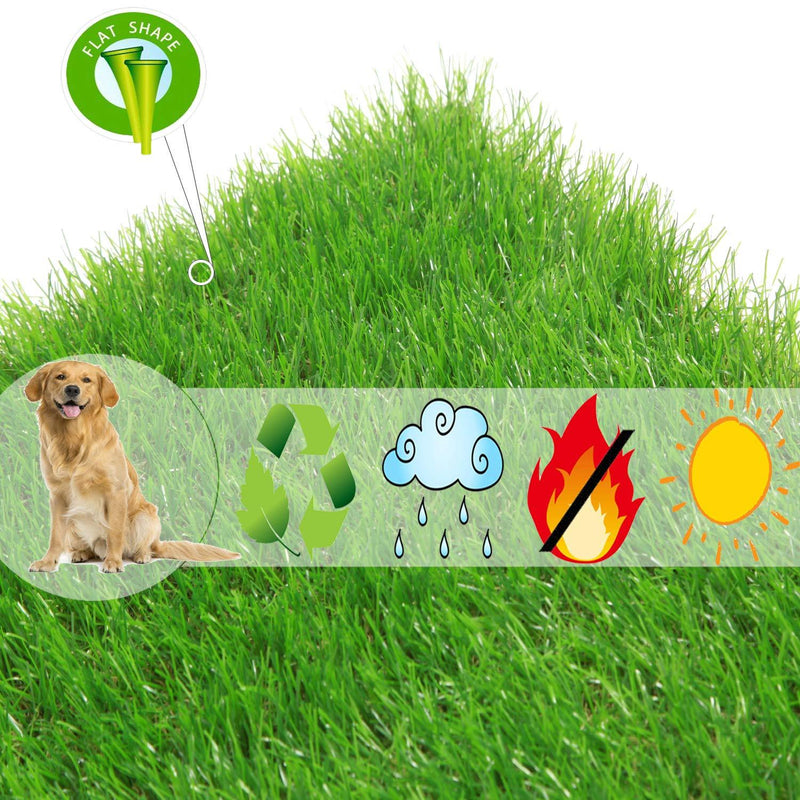 [Australia] - Scorbio Artificial Grass Puppy Potty Traning Mat Synthetic Grass Porch Patch for Dog Indoor Replacement Pet Turf Fake Grass Doormat, Small 