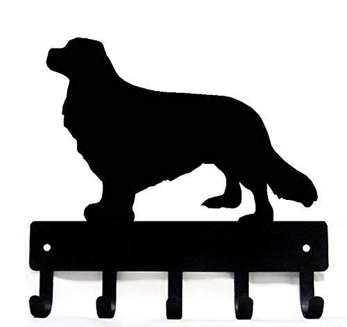 [Australia] - The Metal Peddler Cavalier King Charles Spaniel Key Rack Dog Leash Hanger - Large 9 inch Wide 