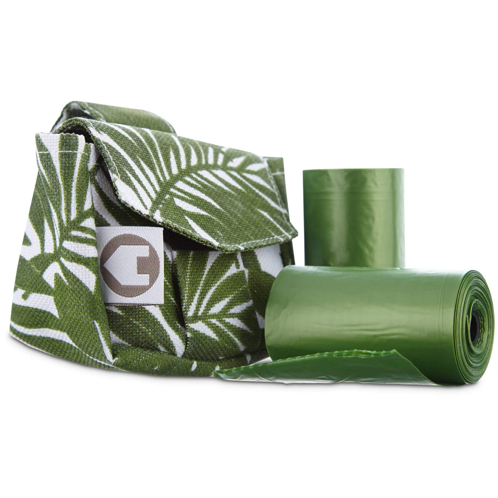 [Australia] - Pets on Safari Green Fabric Bag Dispensers and Refill Roll, 30 Count 