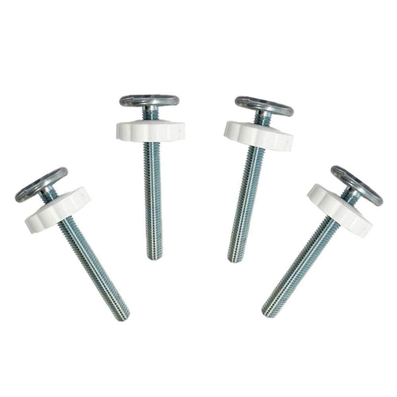 [Australia] - Tocypho M8 4 Pack Extra Long Pressure Gates Threaded Spindle Rods 8mm Baby Kids Pet Dog Gates Accessory Screw Bolts Kit Fit for All Pressure Mounted Walk Thru Gates 
