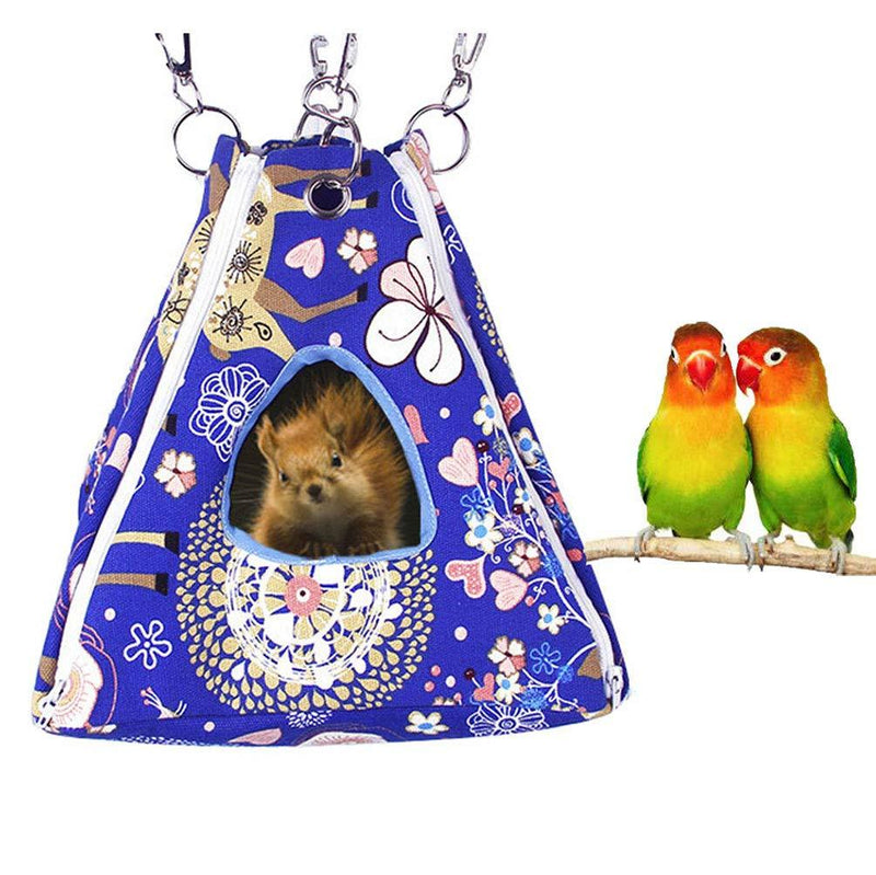 [Australia] - Bird Nest Hammock Tent Bed Toy for Pet Parrot Budgie Parakeet Cockatiel Conure African Grey Amazon Lovebird Finch Canary Hamster Rat Gerbils Chinchilla Ferret Squirrel Cage Perch L 