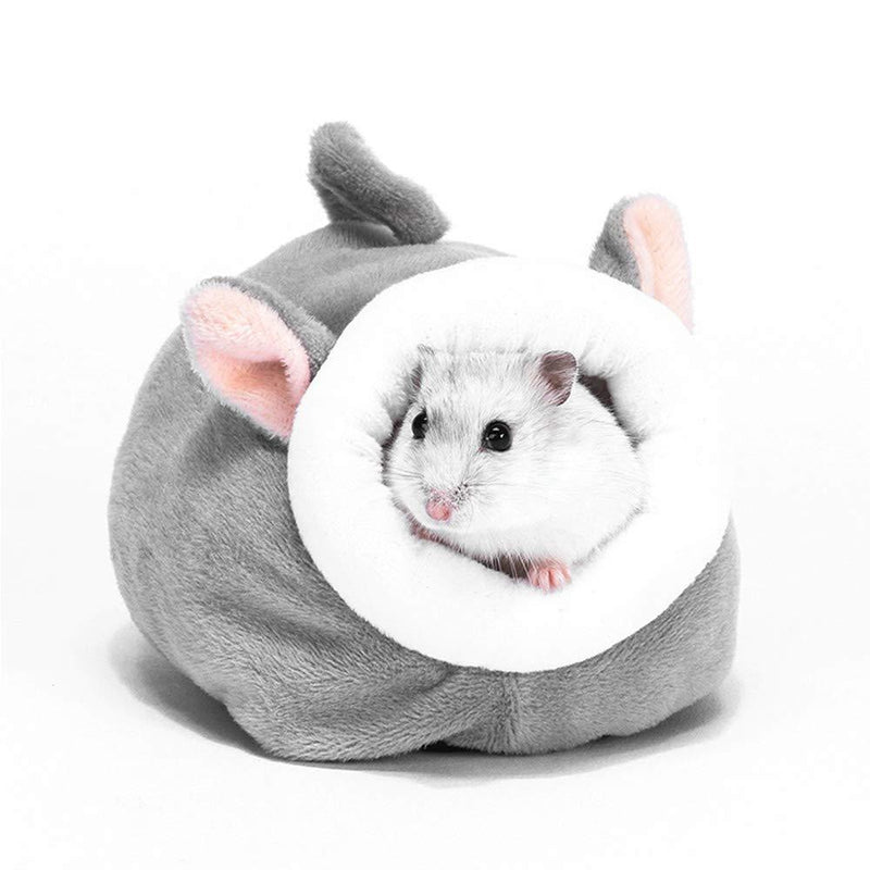 Hamster Bed Houses and Hideouts Small Animal Pet Cave Bed Cage Nest Accessories (S(5.13.93.9inch), Elephant) S(5.1*3.9*3.9inch) - PawsPlanet Australia