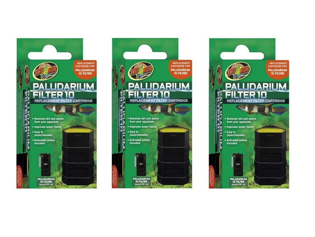 [Australia] - Zoo Med 3 Pack of Paludarium 10 Replacement Filter Cartridges 