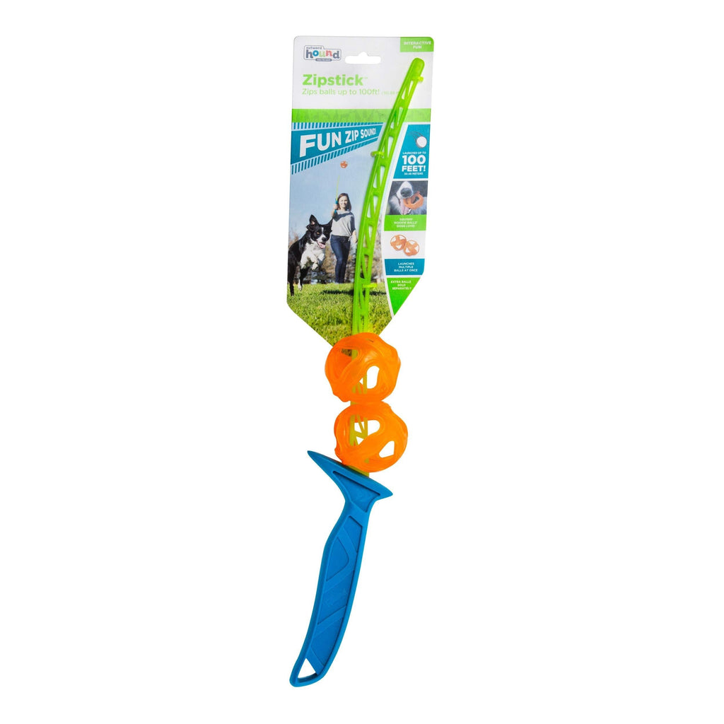 Outward Hound Zipstick Launcher Ball Thrower Fetch Dog Toy - 2 Balls Included - PawsPlanet Australia