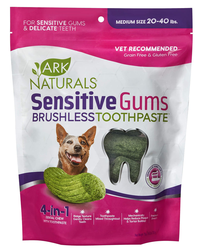 ARK NATURALS Brushless Toothpaste for Sensitive Gums, Dog Dental Chews for Small Breeds Medium Breeds - PawsPlanet Australia