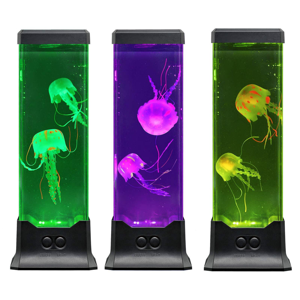 Electric Fantasy Jellyfish Lava Lamp with Color Changing Light Effects-Jelly Fish Tank Aquarium Night Mood Light for Decoration Perfect Gift for Kids Men Women - PawsPlanet Australia