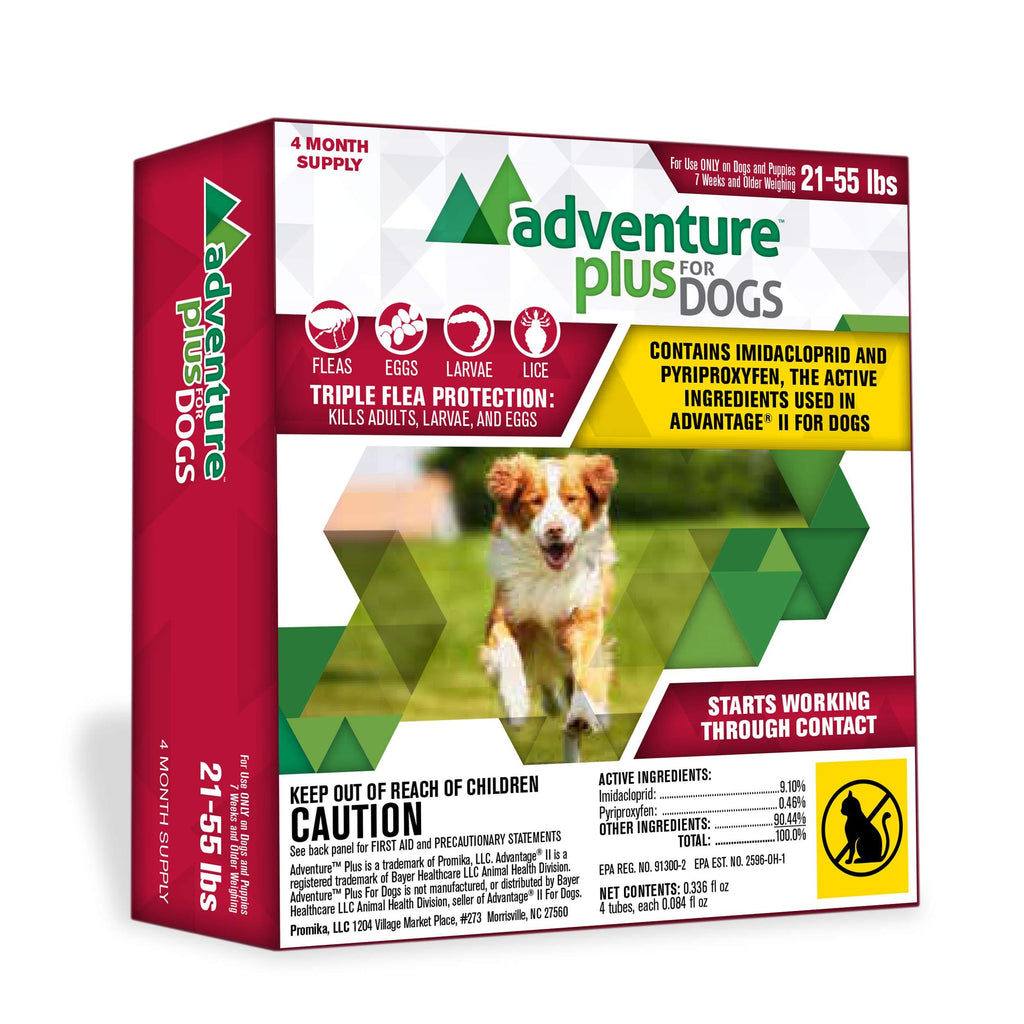Adventure Plus Flea Prevention for Dogs, Topical Flea Treatment and Control (Small, Medium, Large, X-Large) - PawsPlanet Australia