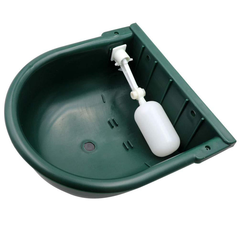 [Australia] - MACGOAL Automatic Waterer Bowl with Float Valve and Drain Plug, Large Dog Bowl for Livestock Horse Cattle Goat Sheep Pig 