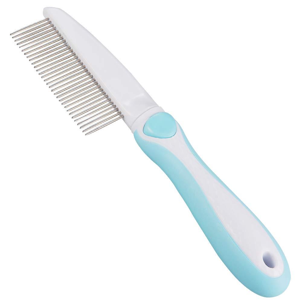 [Australia] - Ordermore Grooming Comb for Dogs & Cats Blue 