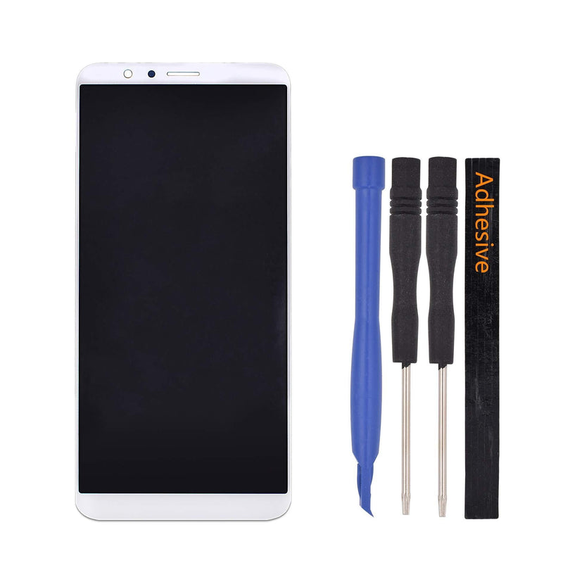 [Australia] - Double Sure LCD Display Touch Screen Digitizer Assembly for Honor 7X BND-L21 BND-L22 BND-L24 BND-AL10 BND-TL10(White) 