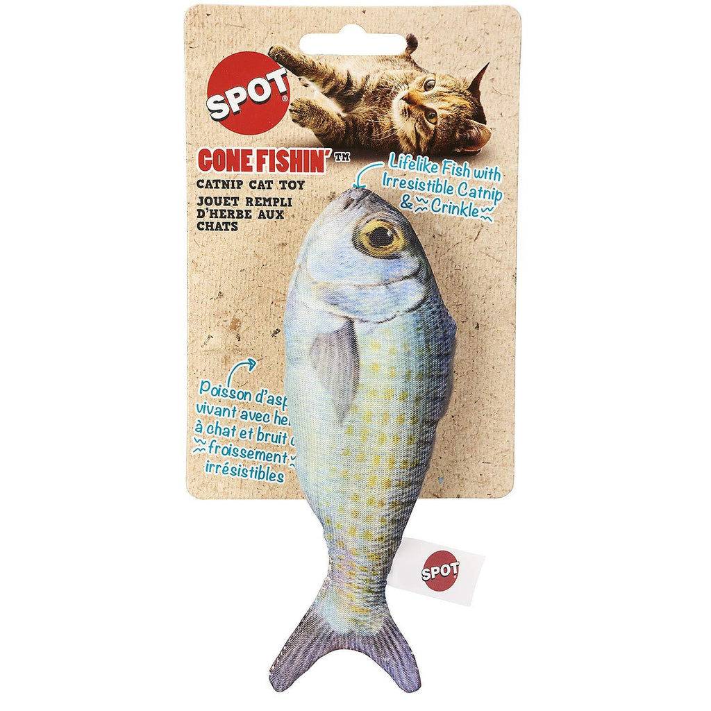 [Australia] - SPOT Gone Fishin' Cat Toy with Catnip Assorted Figures 6.5" 