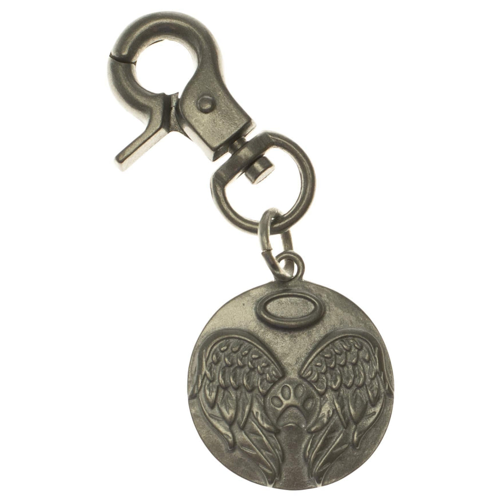 Pet Memorial Loyal Companion Silver Tone 3 x 1 Zinc Alloy Metal Key Chain Charm - PawsPlanet Australia