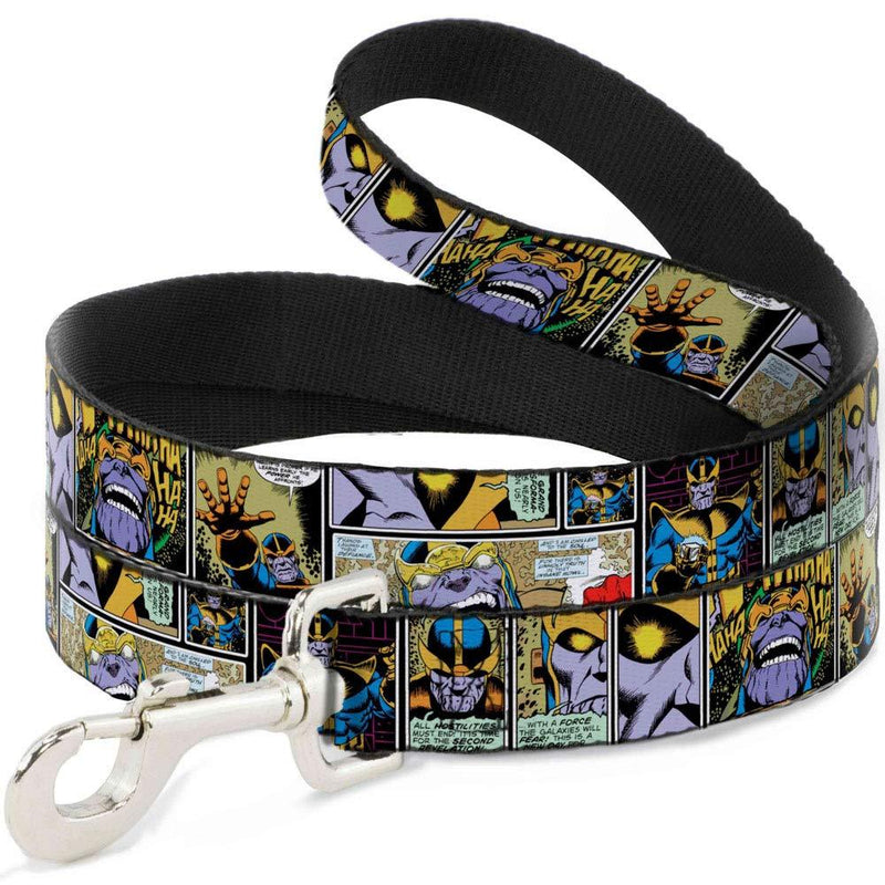 [Australia] - Dog Leash Thanos Comic Scene Blocks 6 Feet Long 1.0 Inch Wide 6 Feet Long - 1.5" Wide 