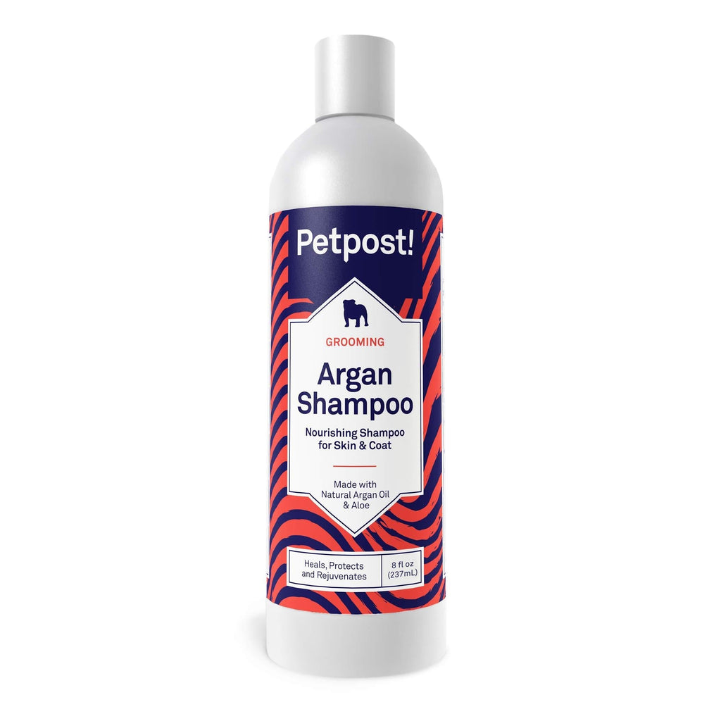 [Australia] - Petpost | Argan Shampoo for Dogs - Naturally Heals, Protects, Rejuvenates Dog Dry Skin & Coat - Argan Oil and Aloe Formula 8 Ounce 