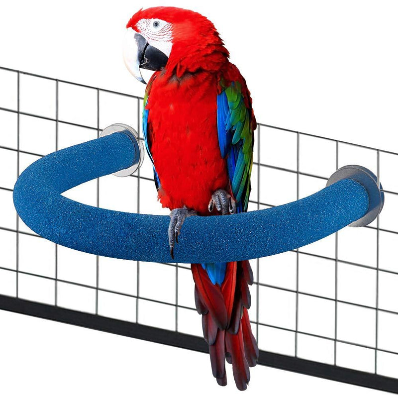 [Australia] - FinYii Parrot Perch, Natural Bird Cage Toys Supplies for Small Medium Birds - Cockatiel Lovebird Conure African Grey 