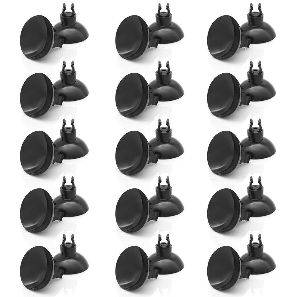 [Australia] - SLSON 30 Pack Aquarium Suction Cup Clips Airline Tube Holders Clamps Fish Tank Hose Holder Clips for 3/16 inch Air Line Tubing,Black 