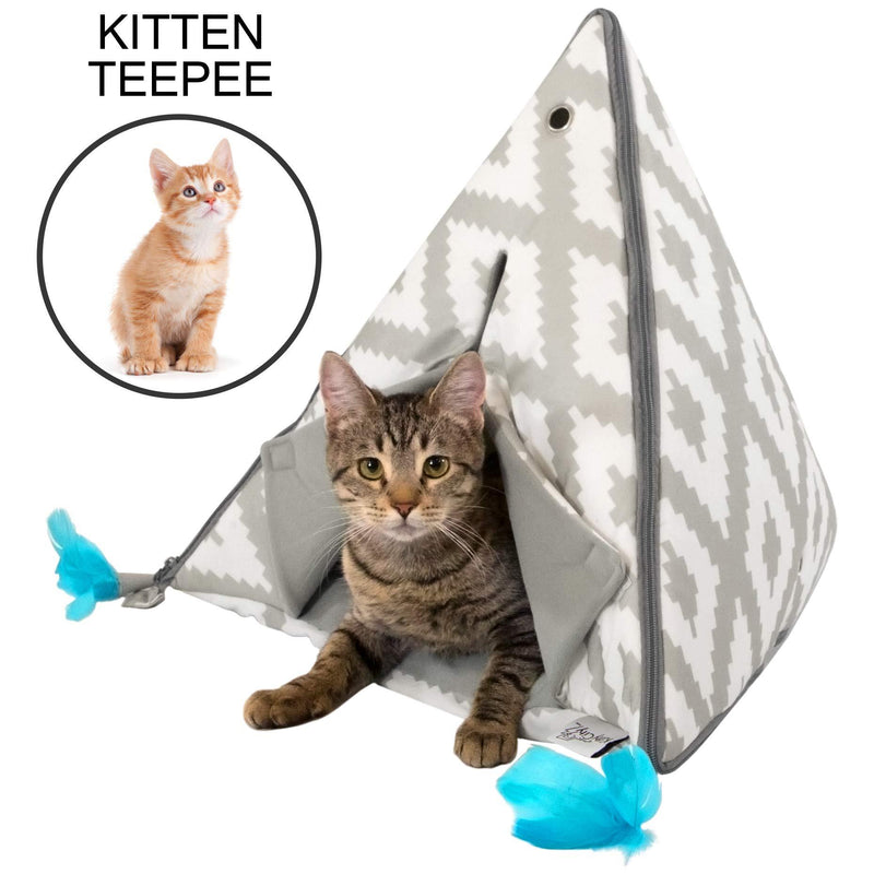 [Australia] - Kitty City Large Cat Tunnel Bed, Cat Bed, Pop Up bed, Cat Toys Kitten Teepee 