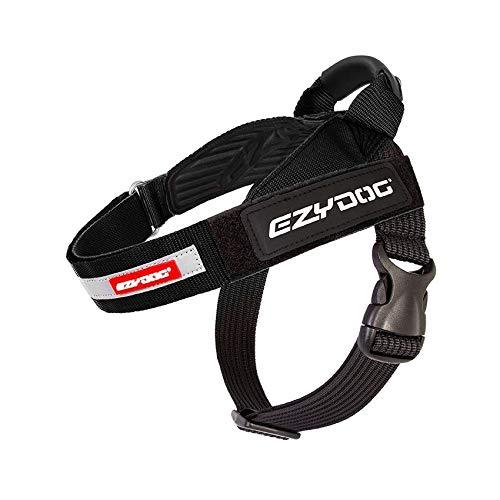 EzyDog Express Dog Harness - Streamlined Sport Harness Easy Single Buckle On-Off Black XS - PawsPlanet Australia