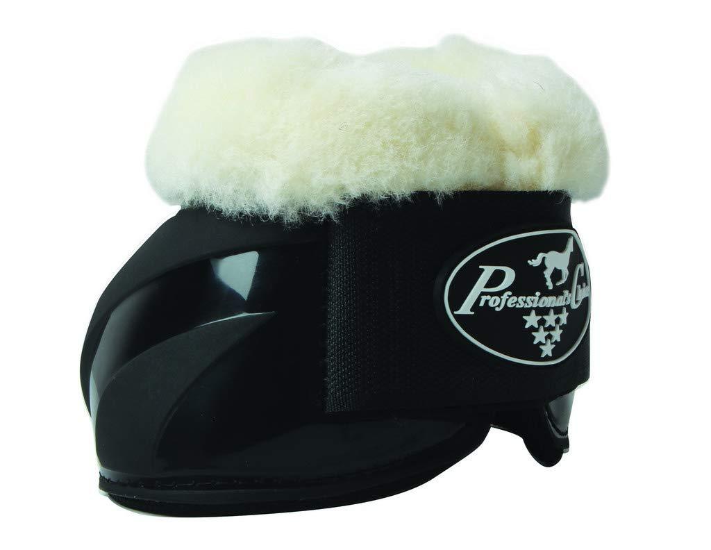 Professional's Choice Spartan Ii Bell Boots with Fleece Black Medium - PawsPlanet Australia