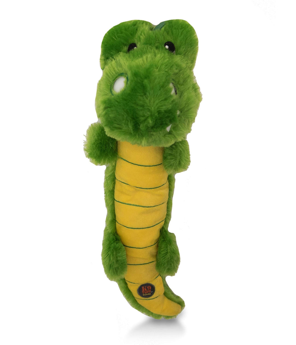 [Australia] - Charming Pet Light Ups Interactive Dog Toy - Tough and Durable Squeaky Dog Toy - Plush Toy with Light Up Dog Ball Nose Alligator 