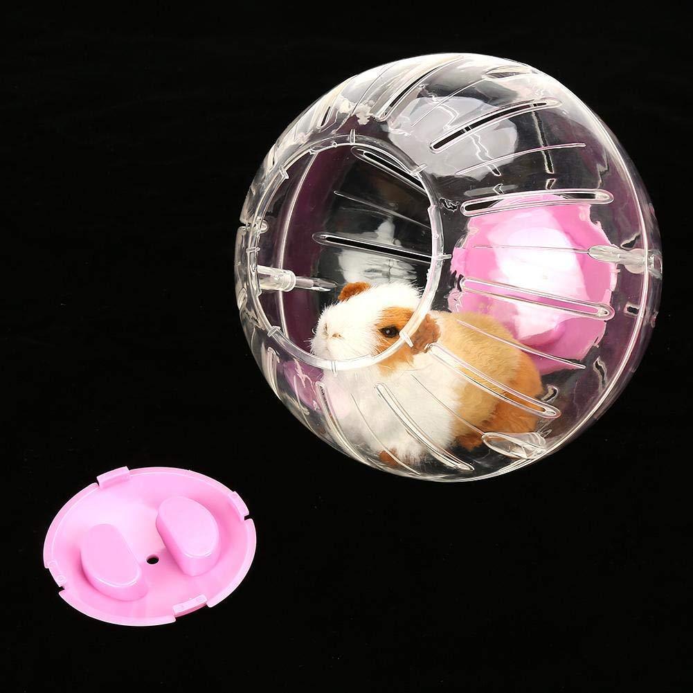 HEEPDD Hamster Ball, Plastic Hamster Exercise Running Ball Small Animal Jogging Ball Toy for Gerbils Dwarf Hamsters Syrian Hamsters 18.5cm/7.3in(Large Pink) - PawsPlanet Australia