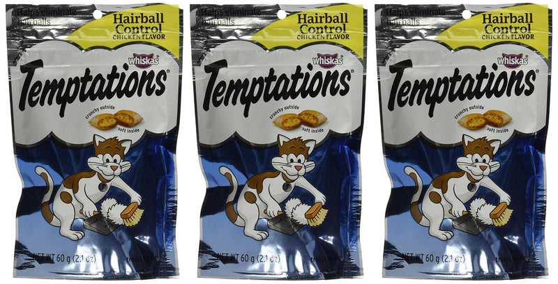Temptations Hairball Control, Chicken (Pack of 6) - PawsPlanet Australia
