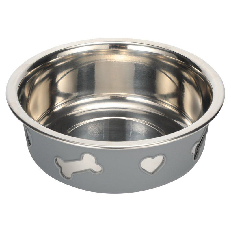 [Australia] - Tugia Large Dog Bowl-Large Capacity Stainless Steel Bowl with Non-Slip Silicone Bottom for Pet Dog Cat L 