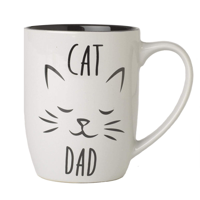 [Australia] - PetRageous Cat Dad Mug in Gray, 24 oz 