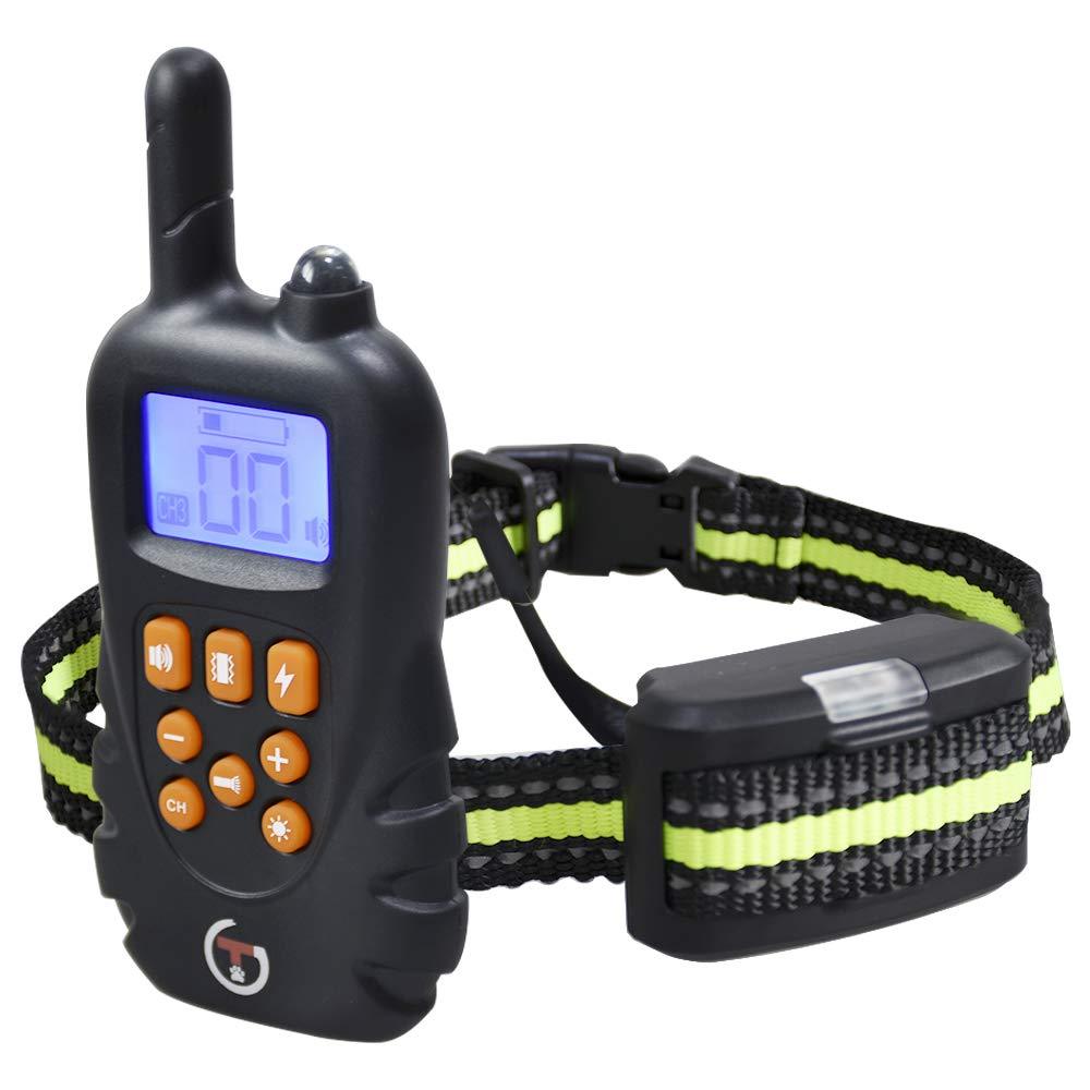 [Australia] - LOVSHARE Dog Training Collar,Shock Collar for Dogs, Waterproof and Rechargeable, Beep, Vibrate and Shock, Dog Training Collar with Remote 