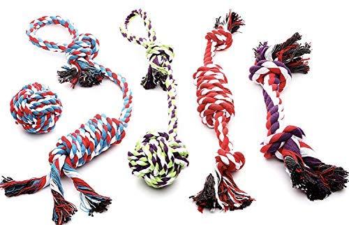 [Australia] - ROPE DOG TOYS FOR SMALL DOGS AND MEDIUM DOGS - BENEFITS NONPROFIT DOG RESCUE - DOG CHEW TOYS FOR SMALL AND MEDIUM BREEDS - COTTON DOG TOYS FOR BOREDOM 