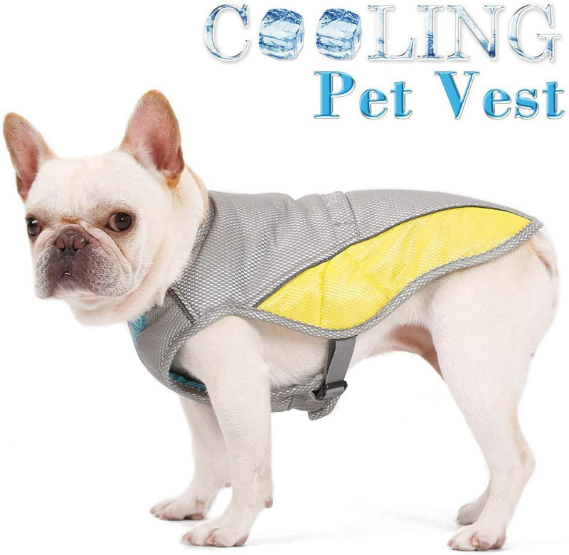 [Australia] - Vsing Dog Cooling Vest - Breathable Dog Cooler Jacket with Adjustable Harness Straps and Leash Hole for Small and Medium Dogs to Stay Cool in Hot Summer XL (Chest 26.8"-32.3") 