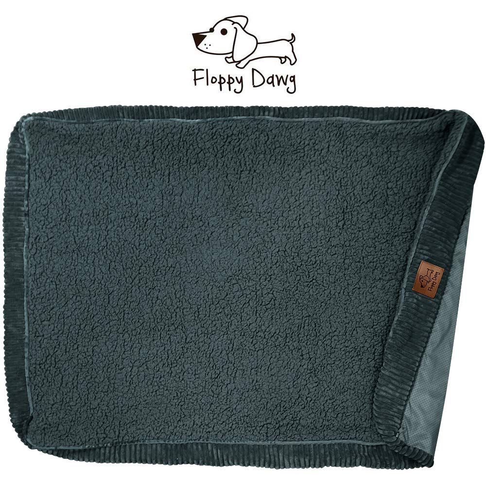 [Australia] - Floppy Dawg Universal Dog Bed Cover Replacement L Gray 