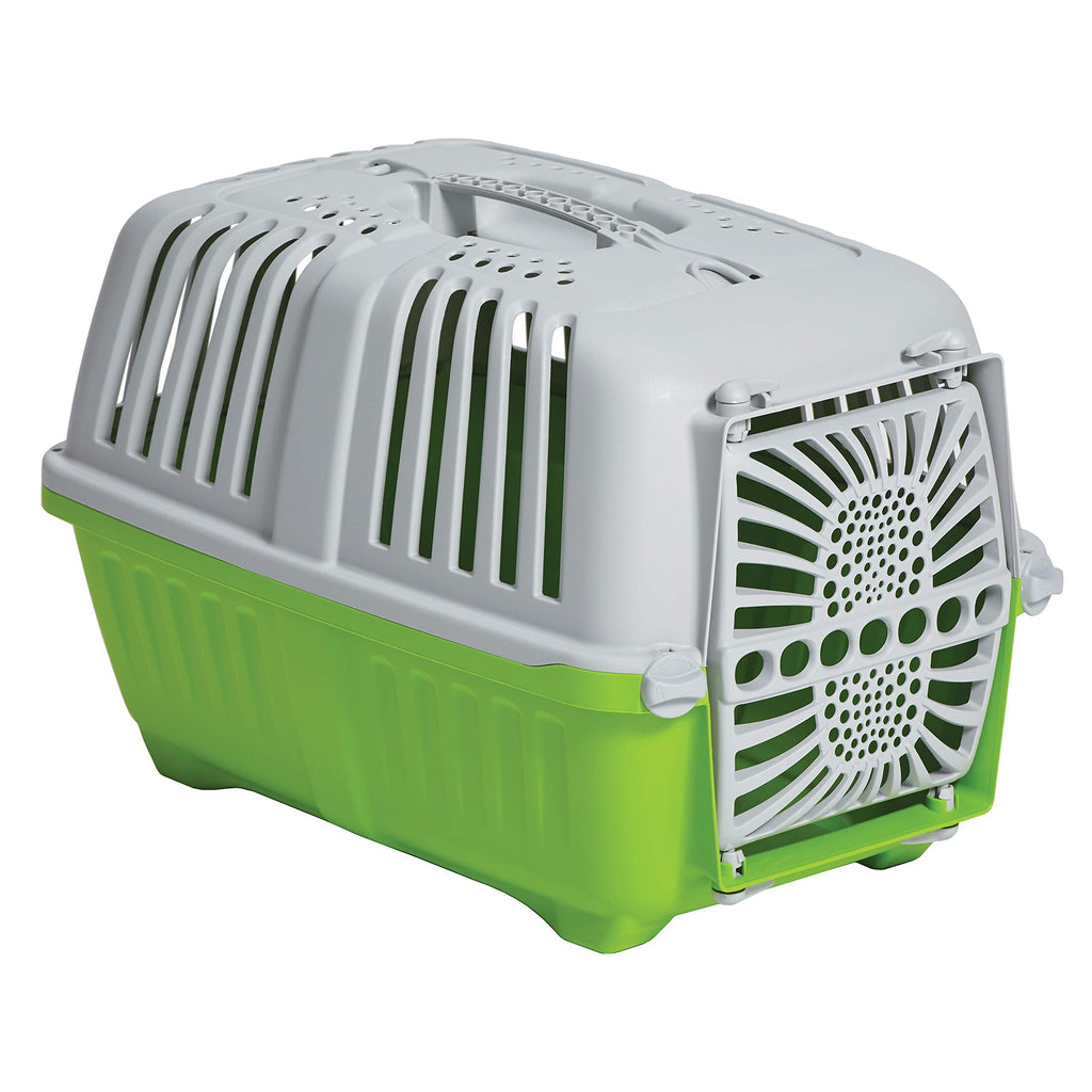 [Australia] - Midwest Spree Travel Carrier | Hard-Sided Pet Carriers Ideal for Extra-Small Dogs, Cats & Other Small Animals 19-Inch "Toy" Dog Breeds Green 