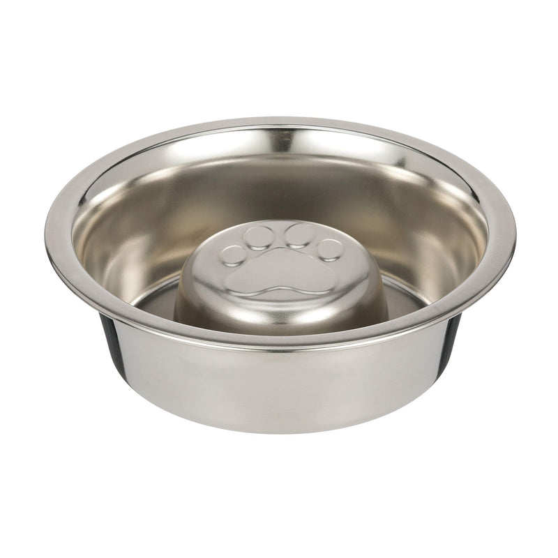 NEATER PET BRANDS Slow Feed Bowl Stainless Steel - Standard Bowls Fit Elevated Feeders 1 Cup - Fits 5.75 - 6.25 Inch Opening - PawsPlanet Australia