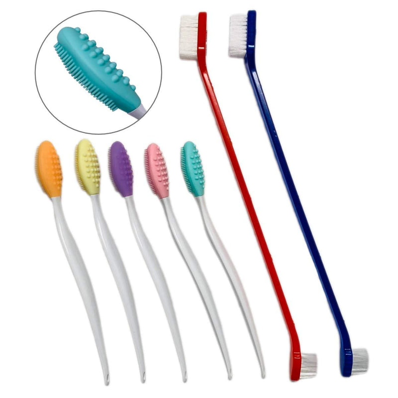 Otterly Pets Dog Toothbrushes for Small to Large Breed Puppy and Dogs Tooth Gentle Dental Care (7-Pack) - PawsPlanet Australia