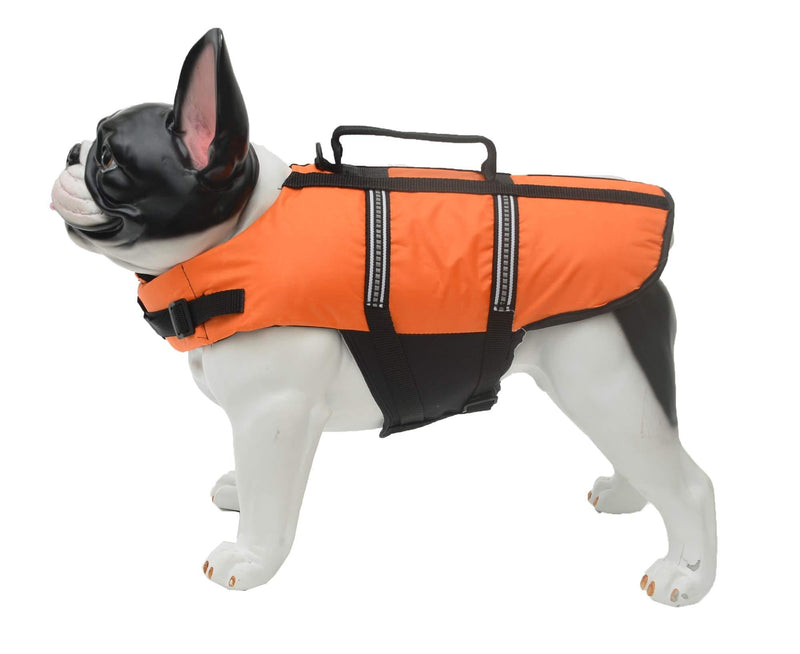 Lovelonglong Pet Clothing Dog Lifejacket Life Jackets for Large Medium Small Dogs Swimming Safe Boating Coat Dog Swim Protect Outwear XS (Rec.5-8 Pounds) Orange - PawsPlanet Australia