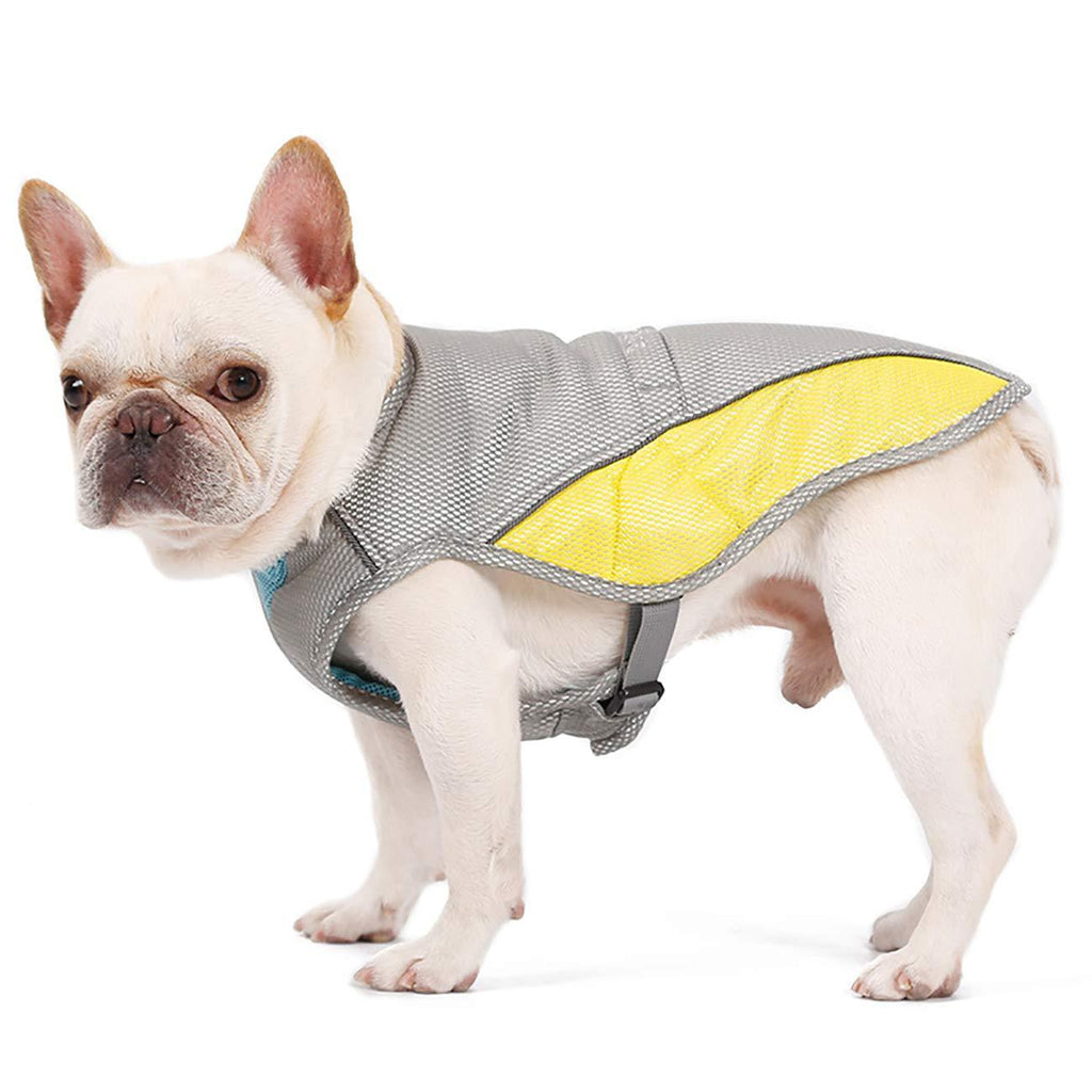 Uheng Pets Dogs Evaporative Swamp Cooler, Cooling Vest Chillz Coat Jacket for Summer Indoor Outdoor Running Walking Hunting Training Camping, Prevent Overheating and Dehydration M - PawsPlanet Australia