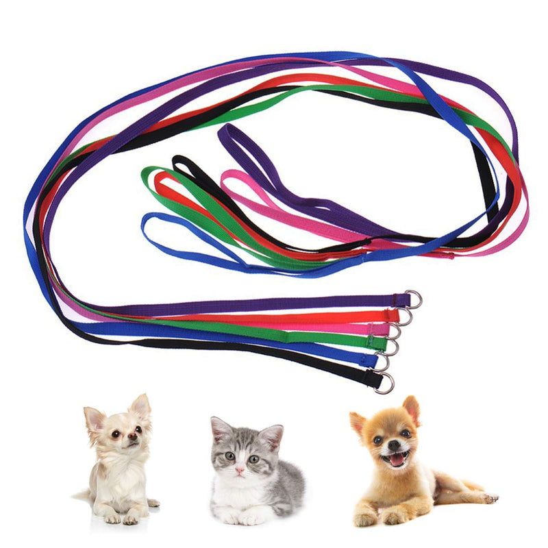 6PCS Dog Slip Leads D Ring Kennel Nylon Rope for Pet Animal Control Grooming Shelter Rescues Doggy Daycare - PawsPlanet Australia