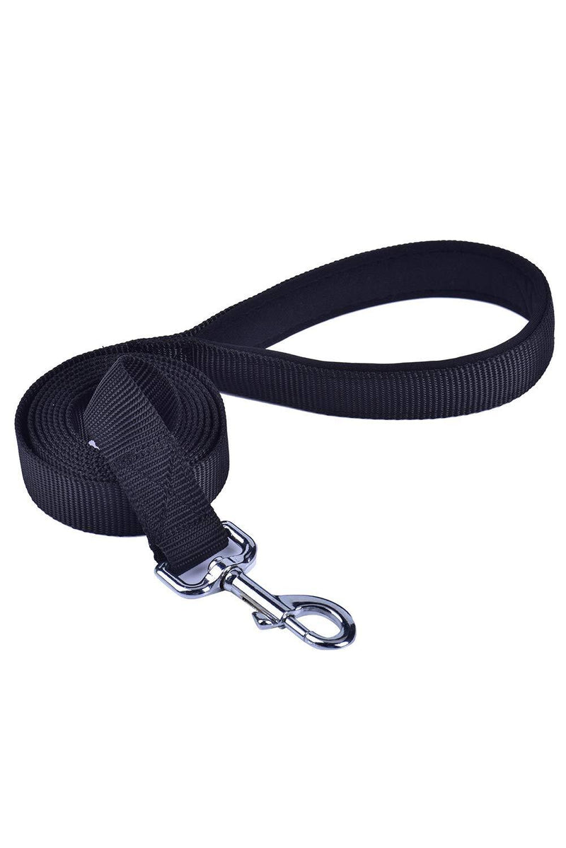 [Australia] - CtopoGo Nylon Dog Leash, with Padded Handles Dogs Leash, Strong and Durable Dog Pet Leashes Training,Walking Lead for Small to Large Dogs 47in Black 