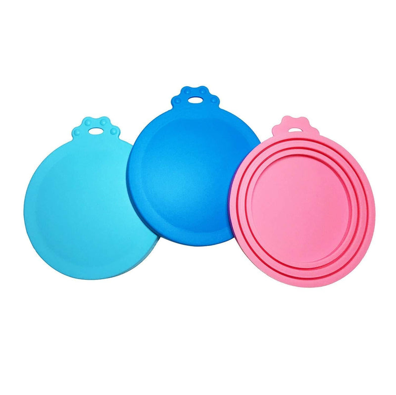 [Australia] - DYBEN Pet Can Covers/Universal BPA Free & Dishwasher Safe/Silicone Pet Food Can Lid Covers 3 pack 