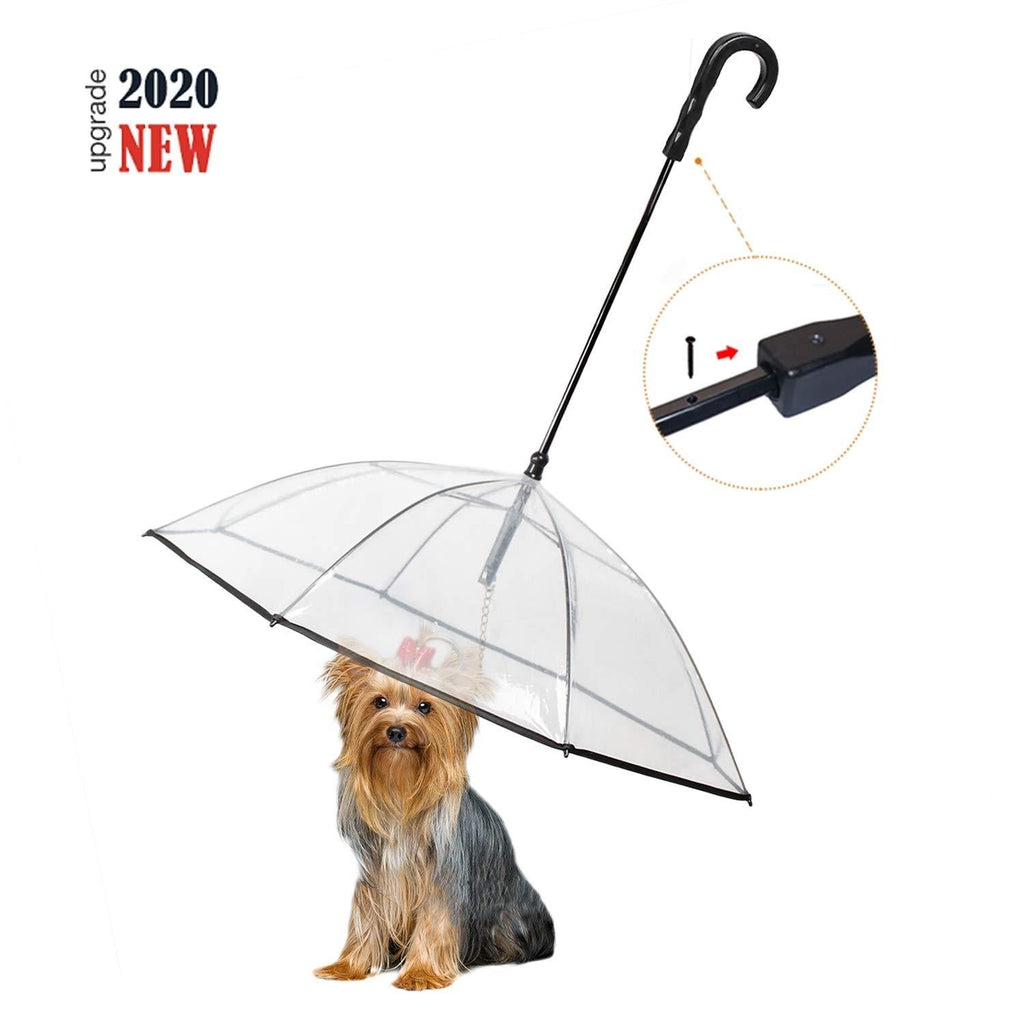 Enjoying Pet Umbrella Dog Umbrella with Leash Rain Proof Snow-Proof Umbrella for Small Dogs - PawsPlanet Australia